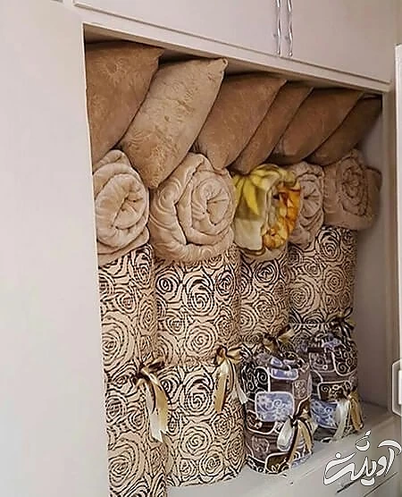 تزیین کردن پتو چیدمان پتو برای جهیزیه, چیدمان پتو برای عروس, تزیین پتو عروس